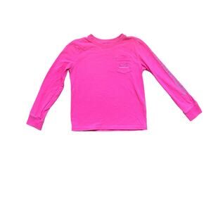 Vineyard Vines Pink Pocket Logo Tee 5/6